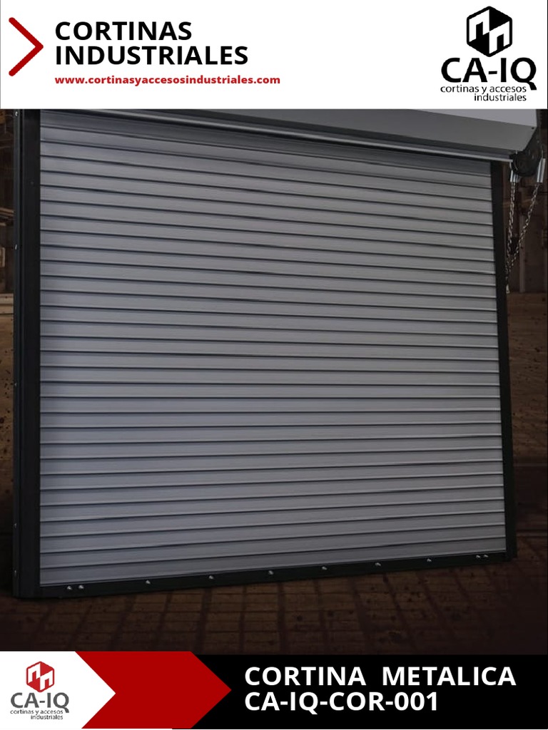 Cortinas Metálicas CA-IQ-COR-001 | PDF | Sector secundario de la ...