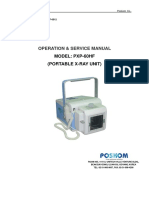 Scribfree.com Operation Amp Service Manual Model Pxp 60hf Portable x Ray Unit
