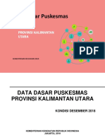 Buku Data Dasar PKM-Prov Kaltara 2018