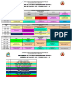 HORARIO III SEMESTRE 2023A - Enfermeria Tecnica