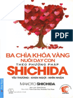 Ba Chìa Khóa Vàng Nuôi Dạy Con Theo Phương Pháp Shichida (Yêu Thương-Khen Ngợi-Nhìn Nhận) (Makoto Shichida) (180Sp)