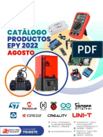 Catálogo EPY Electrónica Julio 2023, PDF, Arduino