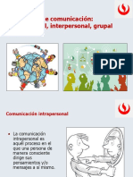 Tipos de Comunicación - Cobertura y Número de Actores