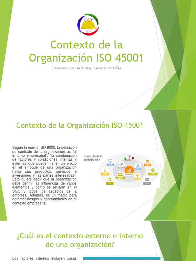 Contexto de La Organización ISO 45001 | PDF | Business | Valores