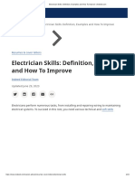 Electrician Skills - Definition, Examples and How To Improve