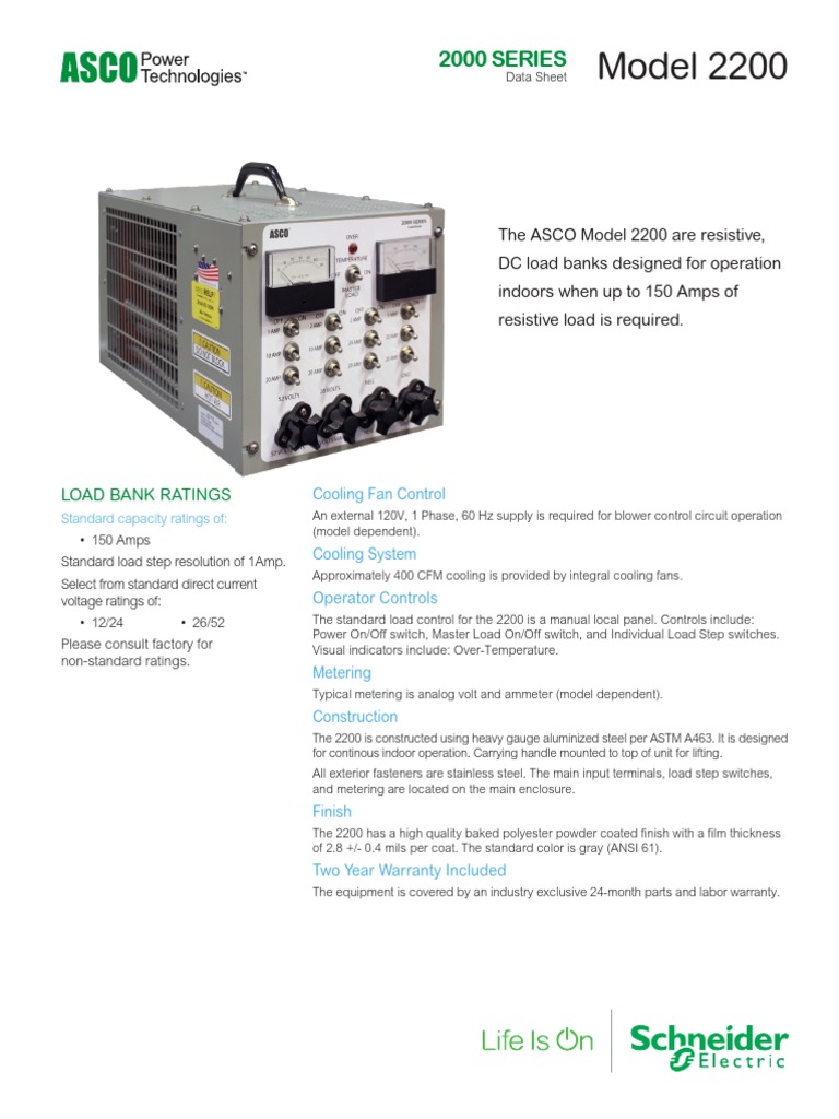 Asc LB Ds 2200 PDF Resistor Electricity