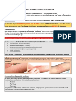 Lesiones Dermatologias de Pediatria