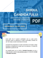 Ghidul Candidatului 2023