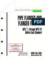 ASME B16.5 - Pipe Flanges and Flanged Fittings