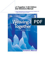 Weaving It Together 3 4th Edition Broukal Solutions Manual