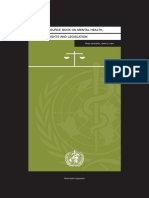 World Health Organization - WHO Resource Book on Mental Health, Human Rights and Legislation (2005) (1)