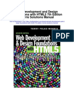 Web Development and Design Foundations With Html5 7th Edition Morris Solutions Manual