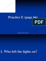 Practice E (Page 66) : Designed by Nguyen Cong Tien