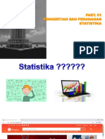 Pertemuan 001 - Statistika SI - Pengertian Statistika