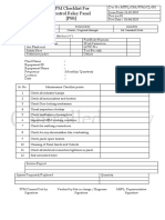 MTPL-OM-PPM-CL-001 - PPM Checklist For Control Relay Panel (PSS)