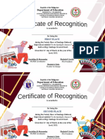 Certificate of Recognition