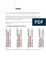 Tipos de Variables