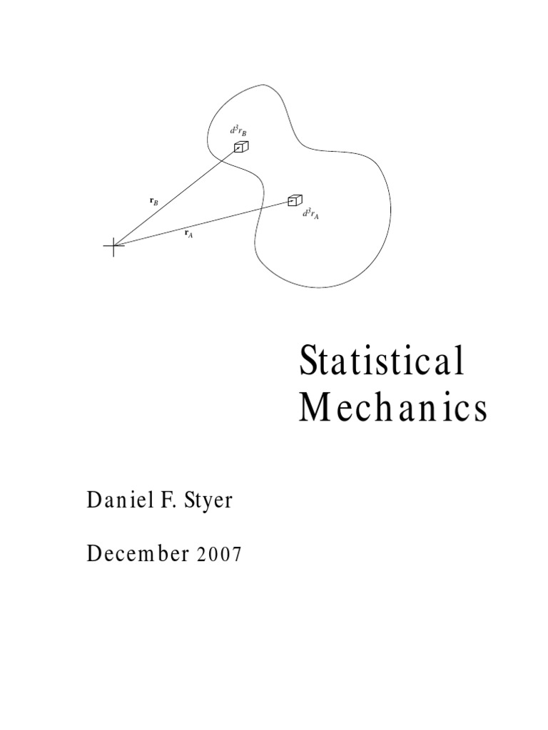 Statistical Mechanics - Oberlin | PDF | Entropy | Gases