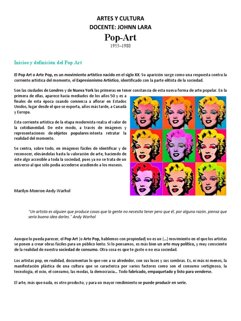 Pop art PDF