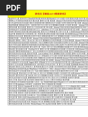 一共1400款黄油，直接冲死吧！（建议奉为：镇群之宝） | PDF