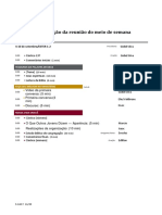 Programação Da Reunião Do Meio de Semana: Central Carutapera 4-10 de setembro/ESTER 1-2