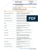 Conectores Discursivos - 3.ºciclo