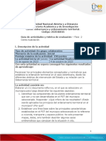 Guía de Actividades y Rúbrica de Evaluación - Unidad 1 - Fase 2 - Contextualización