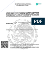 Certificado Secundaria Estudios 23432435