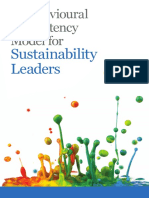 Sustainability Leaders: A Behavioural Competency Model For