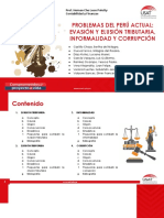 Grupo 01, Monografía, Problemas Del Perú Actual, Evasión y Elusión Tributaria, Informalidad y Corrupción