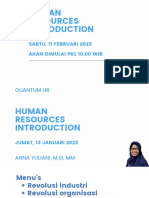 11 Feb Human Resources Introduction