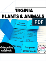 20 - Virginia's Natural Resources On Plants & Animals Interactive Notebook (SOL 4.8)