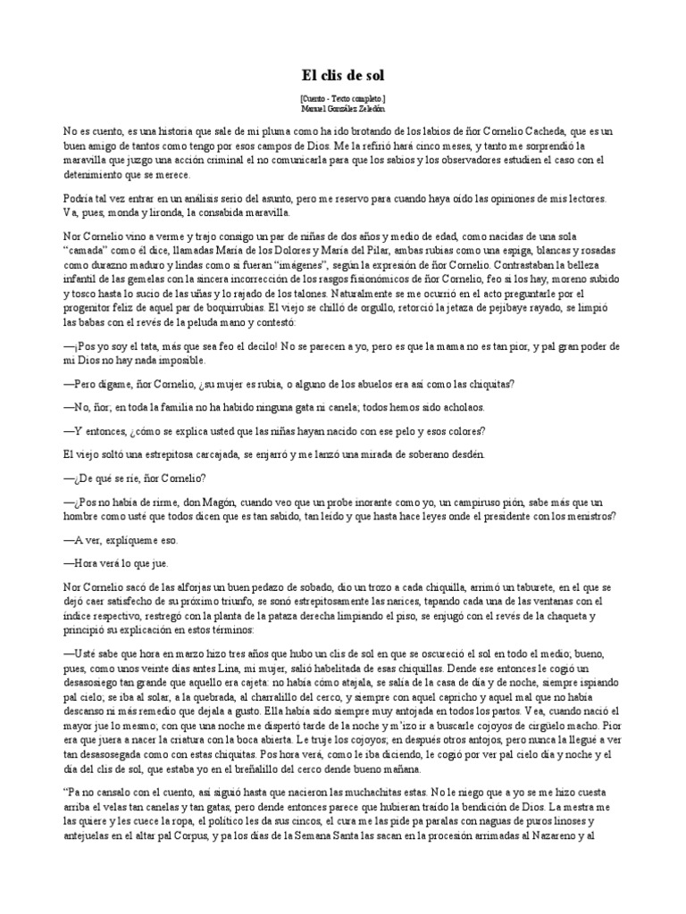 El Clis de Sol | PDF