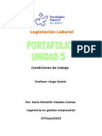 Portafolio Unidad 5: Legislación Laboral