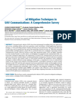 Security Threats and Mitigation Techniques in UAV Communications A Comprehensive Survey