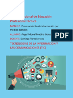 Tecnologias de La Informacion y Comunicacion, Angel Adonai Medina Gonzalez 106 Admo