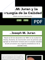 1.3 J.M Juran y La Trilogía de La Calidad