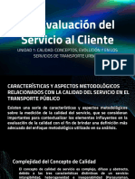 1.6 Evaluación Del Servicio Al Cliente