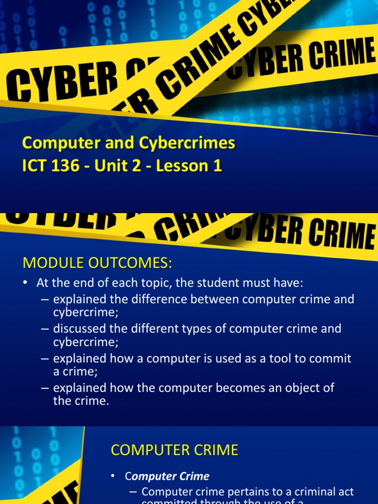 Understanding Computer and Cybercrime | PDF | Security Hacker | Cybercrime