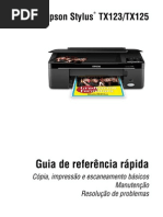 Download EPSON TX123125 - Guia de referncia rpida by ruycesarbc SN66840305 doc pdf