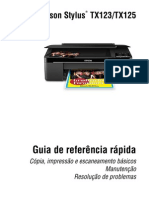 EPSON TX123,125 - Guia de Referência Rápida