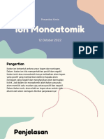 Presentasi Ion Monoatomik