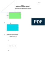 Guía Nº7 - Multiplicación de Binomios y Polinomios