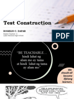 Test Construction PPT For Mabuhay Rev1