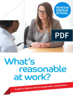 Whats Reasonable at Work Second Edition 1 2