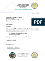 Transmittal Letter DBM LGSF