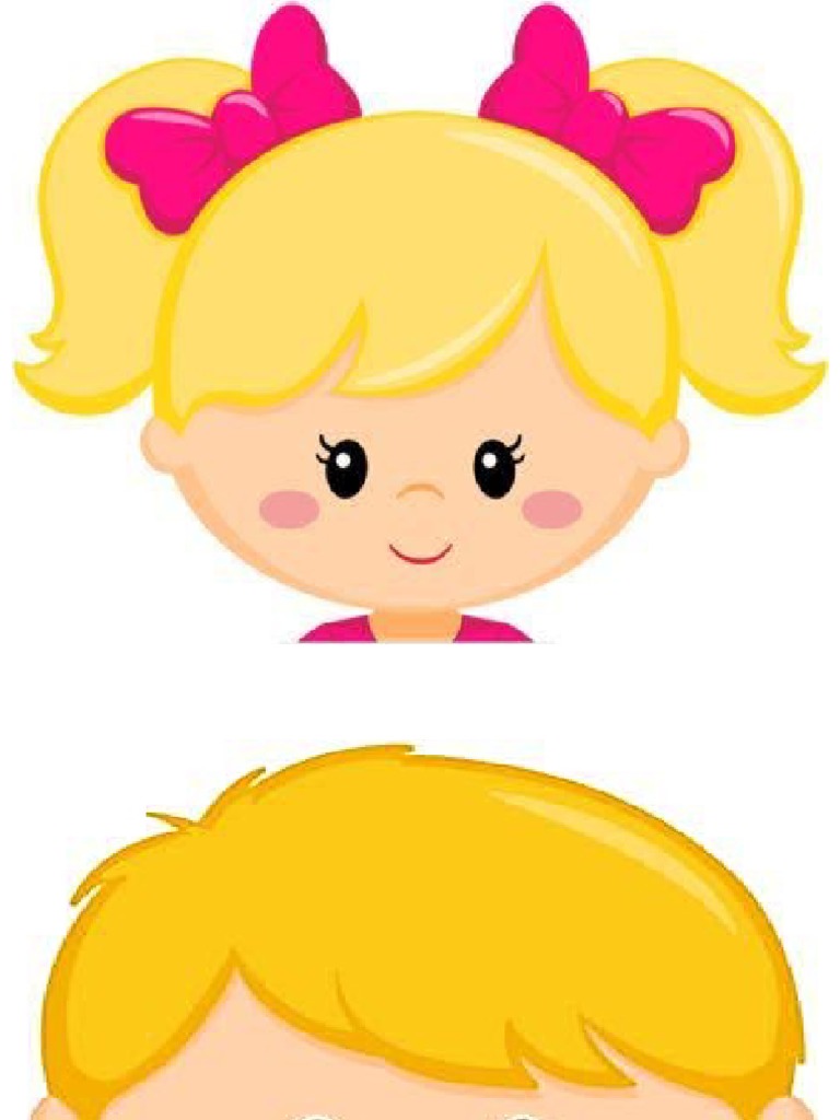 Cara de Niños Molde PDF