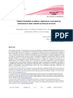 Violência Intrafamiliar Na Infância e Adolescência