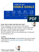 How To Set Achievable Goals