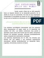 ¿Por Que Estudiamos El Desarrollo Del Niño